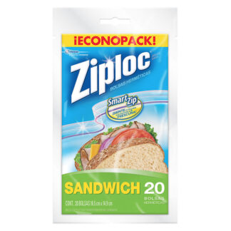 Bolsas Ziploc Sandwich 20 Unidades E Pack