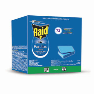 Raid Pastillas Laminadas 72 Unidades