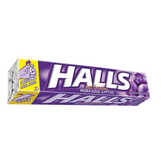 Halls Mora Azul Barra 12 Unidades
