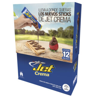 Chocolatina Jet Crema 18 Gr 12 Unidades