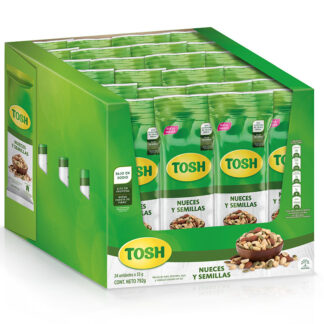 Pasaboca Tosh Mix Nueces Semillas 33 Gr 24 Unidades