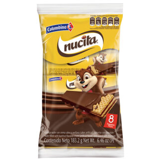 Galletas Nucita Wafer 8 Unidades