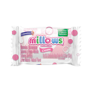 Masmelo Millows Cream Empaque Individual 50 Unidades