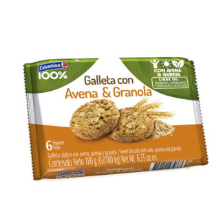 Galletas Con Avena Y Granola 6 Unidades