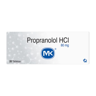 Propranolol 80 Mg 20 Tabletas Mk