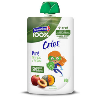 Puré Manzana Durazno Y Ahuyama 90 Gr