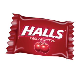 Halls Cherry Lyptus Pepa 100 Unidades