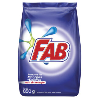 Detergente Polvo Fab Floral 850 Gr