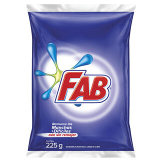 Detergente Polvo Fab Floral 225 Gramos