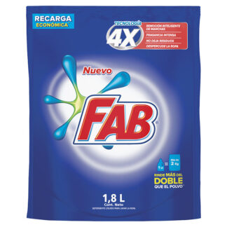Detergente Fab Líquido Manchas Difíciles 1.8Lt