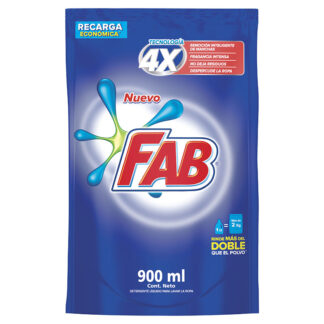 Detergente Fab Líquido Doy Pack 900 Ml