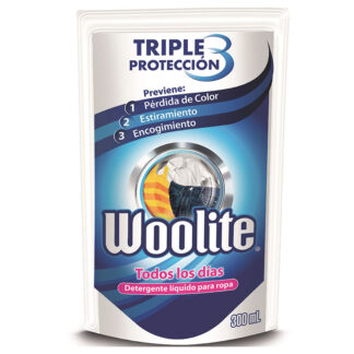 Detergente Líquido Woolite Triple Protección 300 Ml