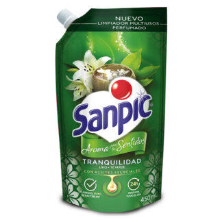 Limpiador Sanpic Multiusos Tranquilidad 450 Ml