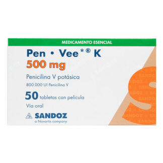 Pen Vee K 500 Mg 50 Tabletas