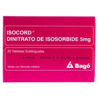 Isocord Subling 5 Mg 20 Tabletas