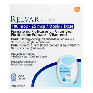 Relvar Ellipta 100 Mcg 30 Dosis (Pae)