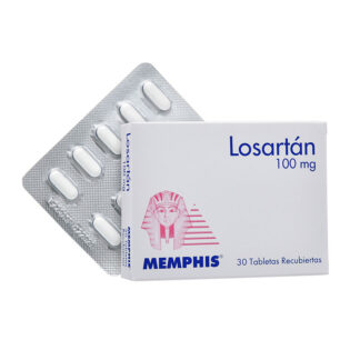 Losartán 100 Mg 30 Tabletas Mp
