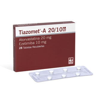 Tiazomet-A 10 Mg/20 Mg 28 Tabletas (A)