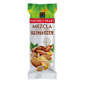 Mezcla Proteína Natures Heart Maní Maíz 35Gr