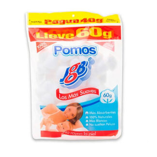 Algodon Pomos 40 Gr Jgb Pg.40 Ll.60